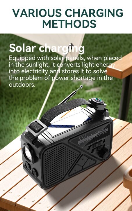 radio with solar power 12